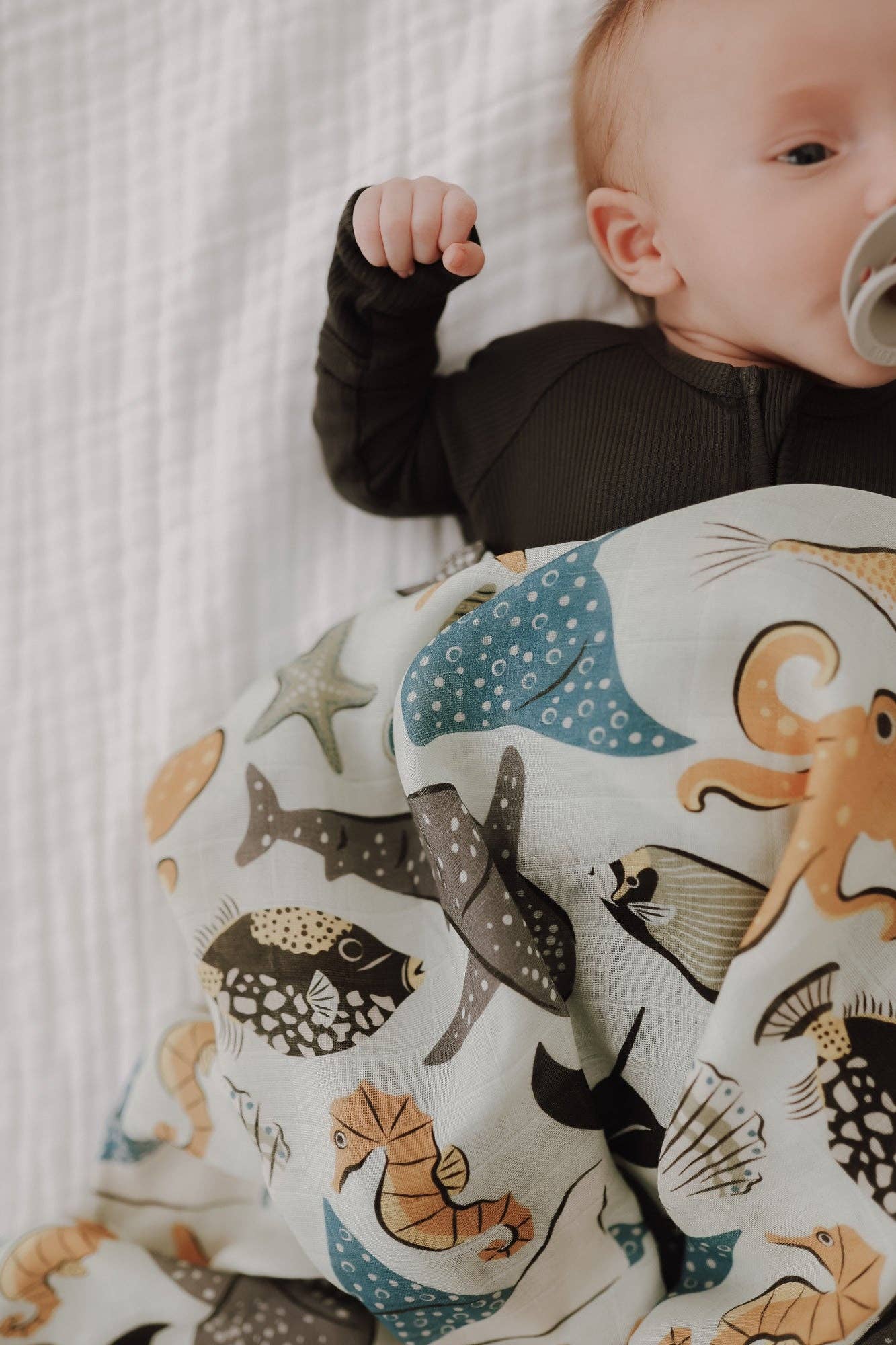 Seabound Muslin Swaddle Blanket