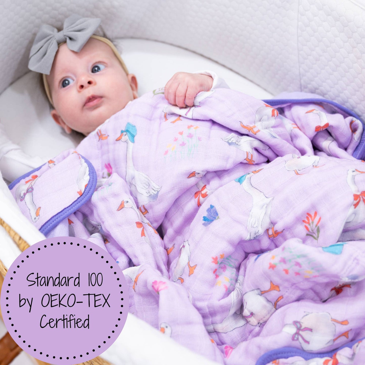 Muslin Quilt Baby & Kids Blanket Goose Parade