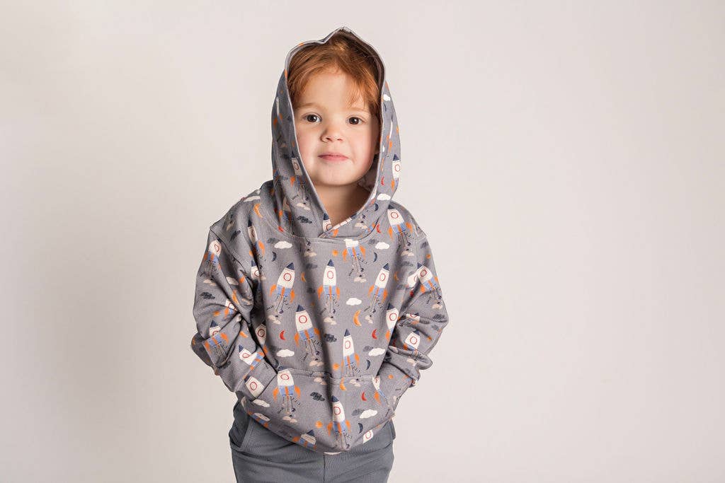 Kids Bamboo Rockets Hoodie