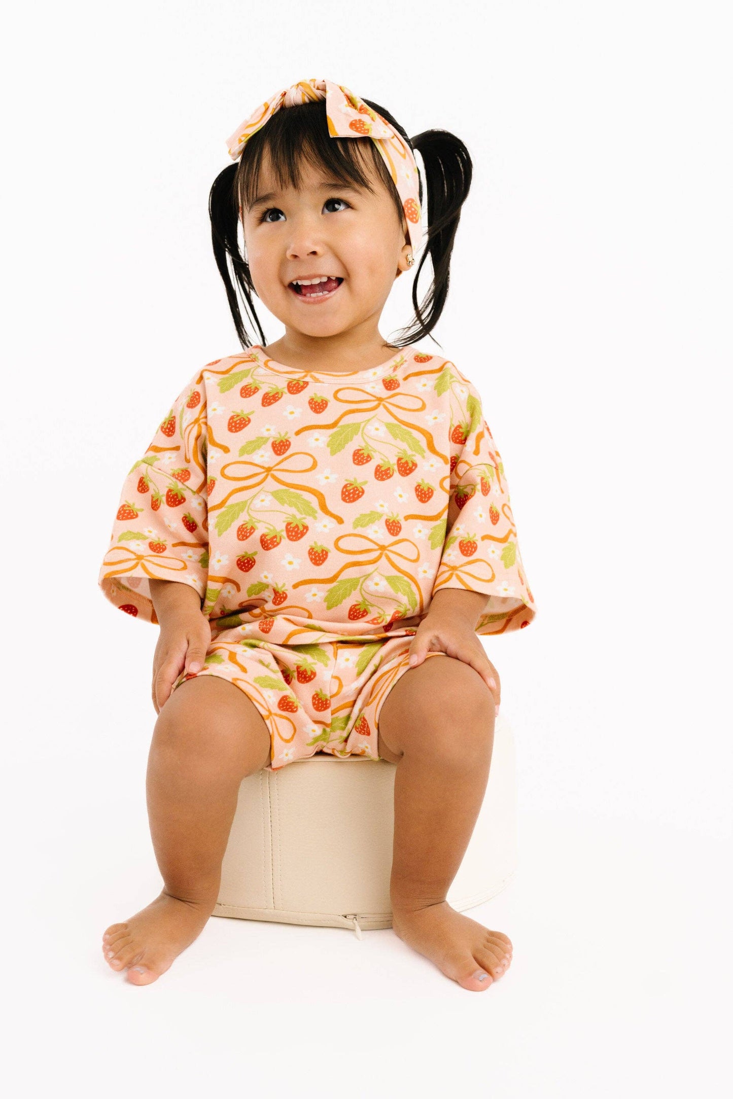 Sweet Strawberry Slouchy Set