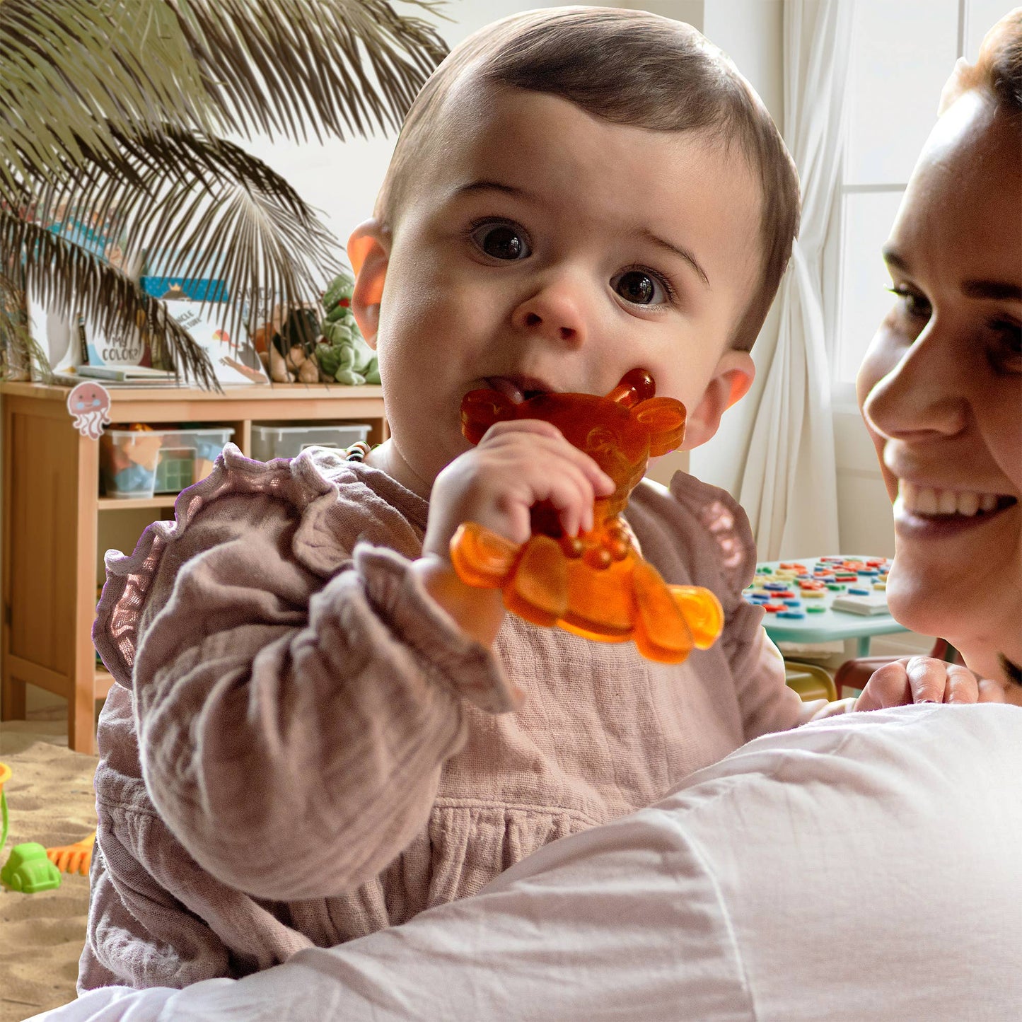 The Little Bamber: The Natural Rubber & Baltic Amber Teether