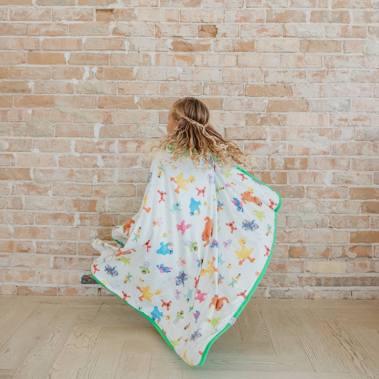 Three-Layer Quilt - Sesame Friends