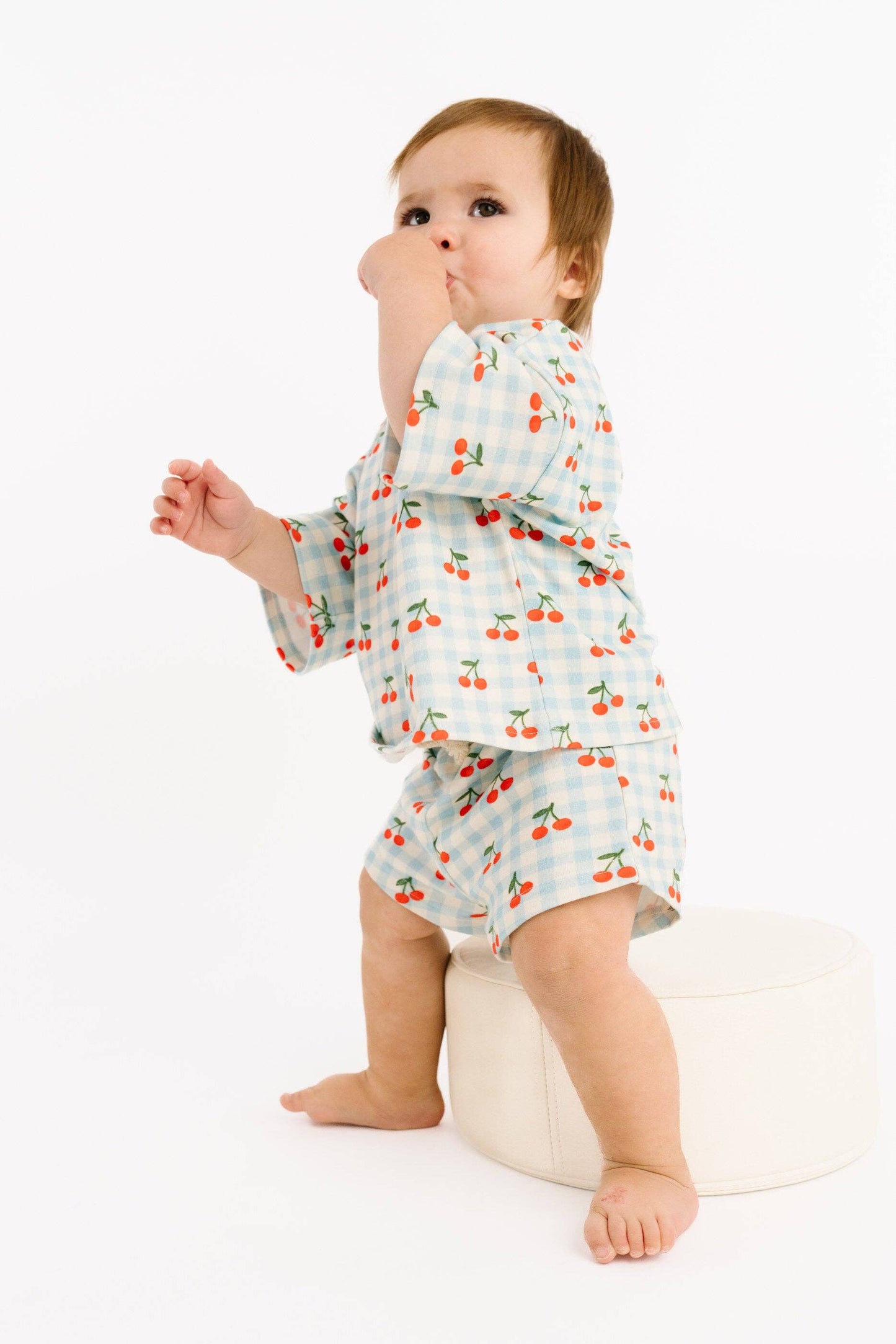 Cherry Picnic Slouchy Set