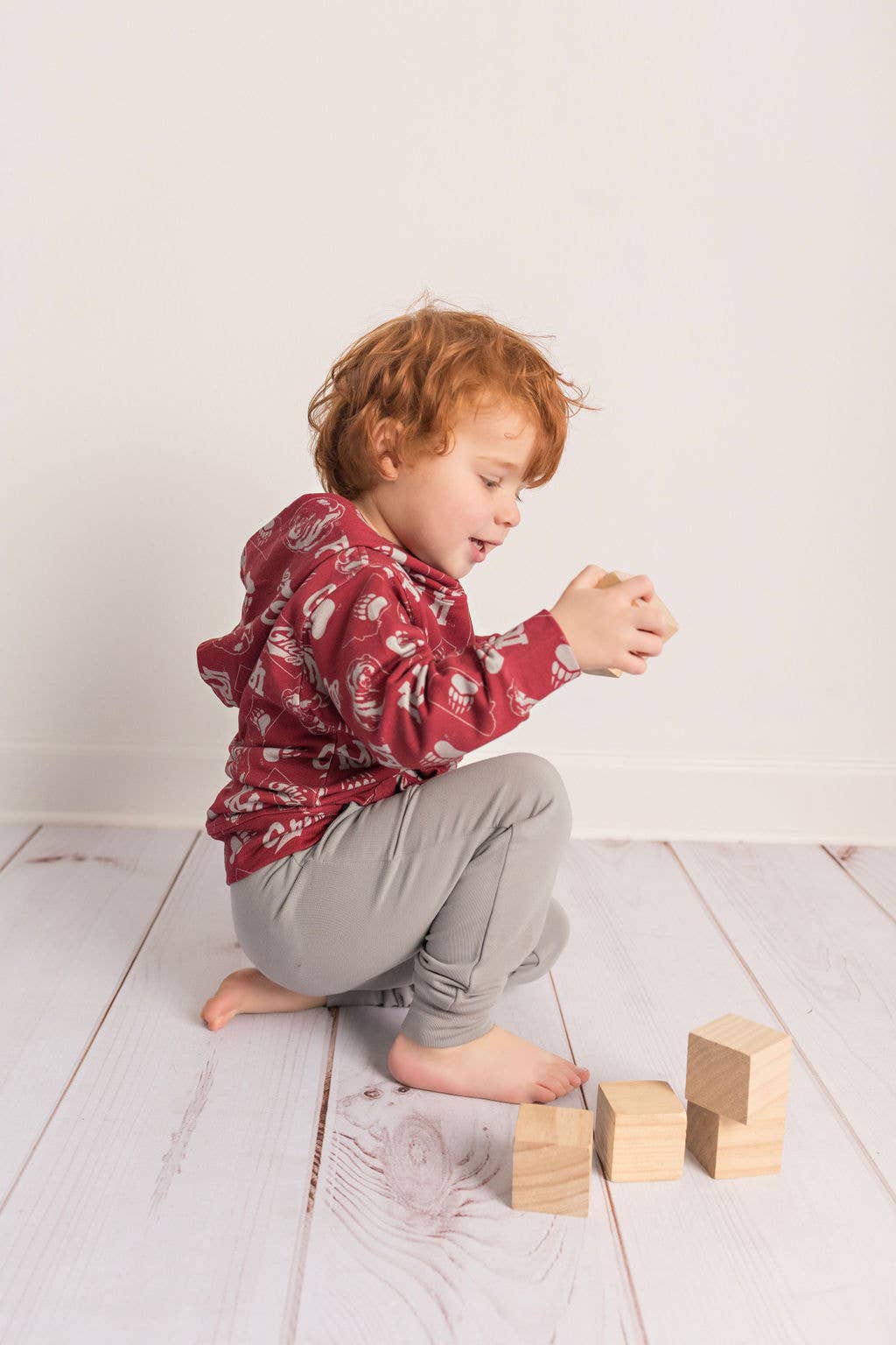 Kids Bamboo Grey Jogger Pants