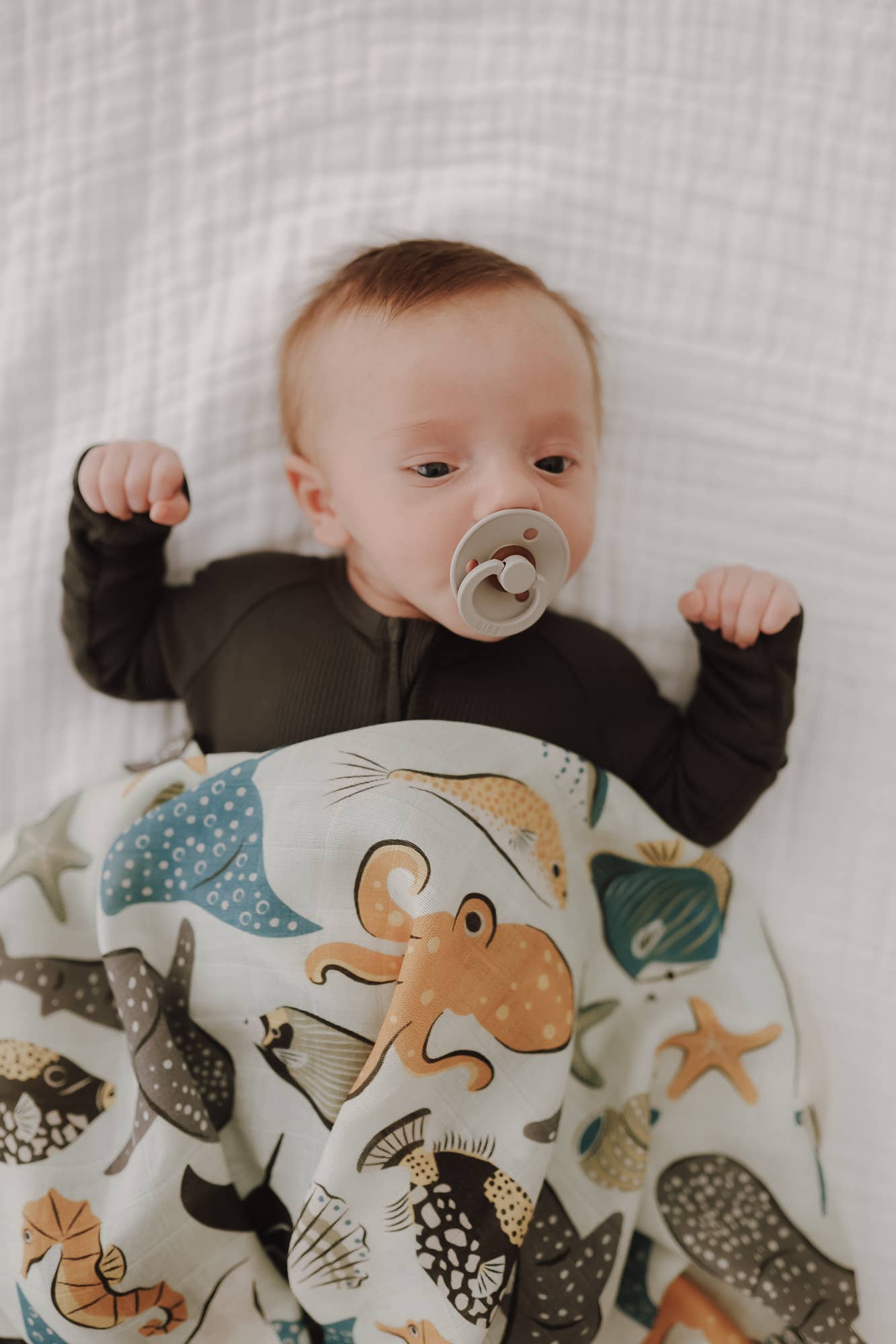 Seabound Muslin Swaddle Blanket