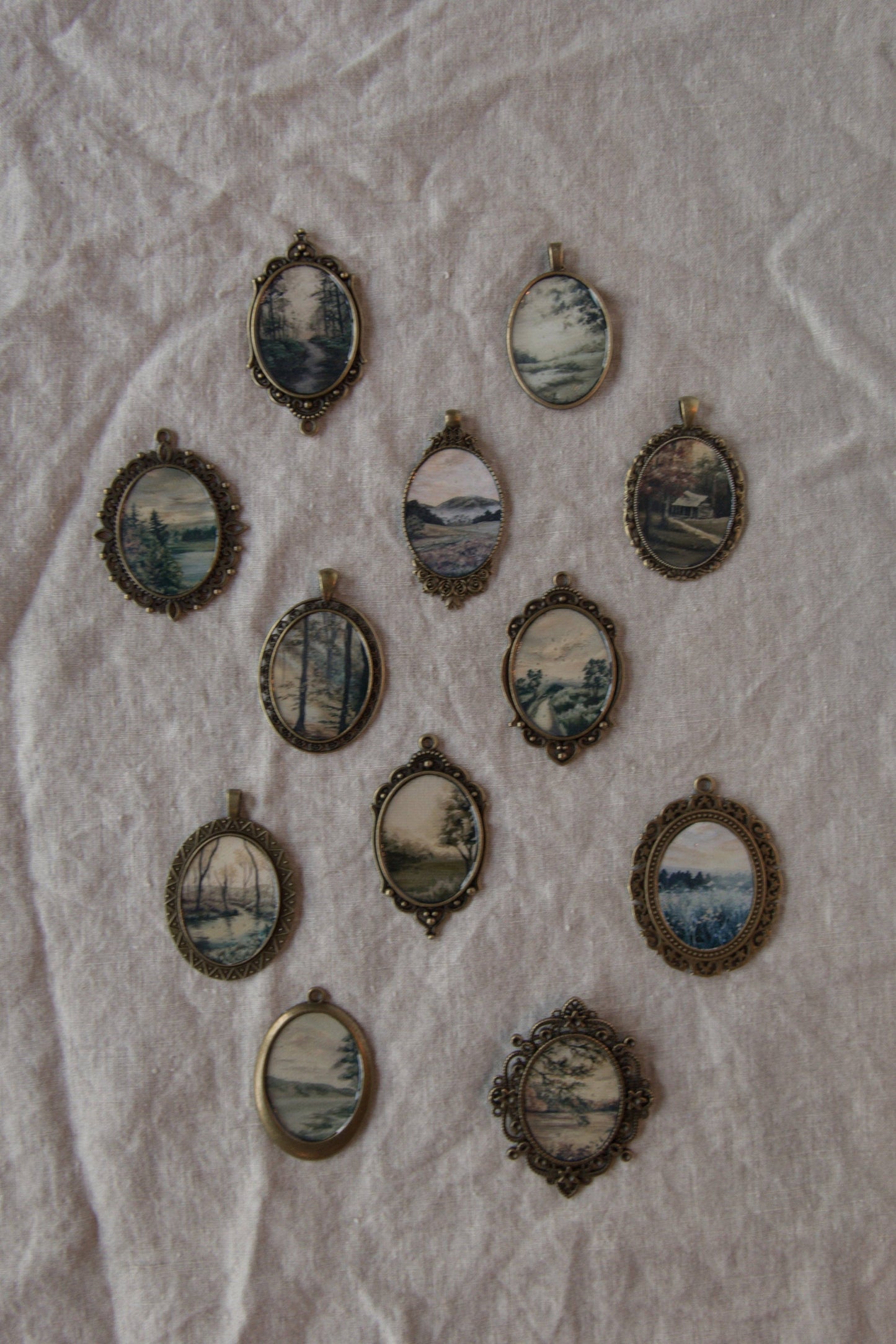 Landscape Antique Style Magnet Sets