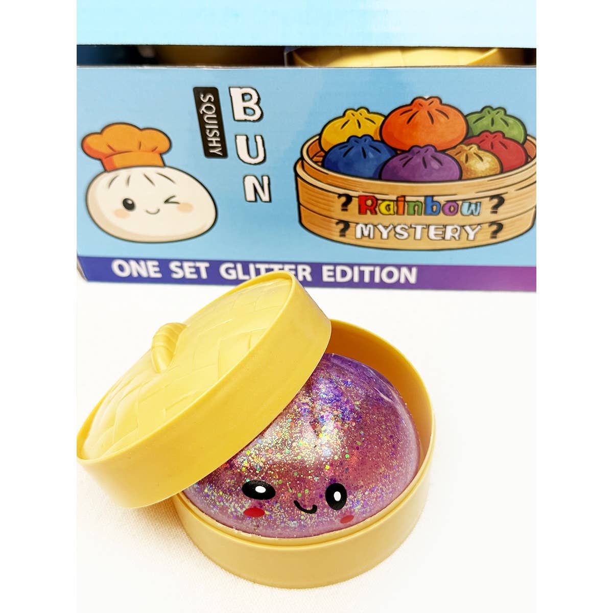 Maltose Mystery Dumpling Squishy with Steamer