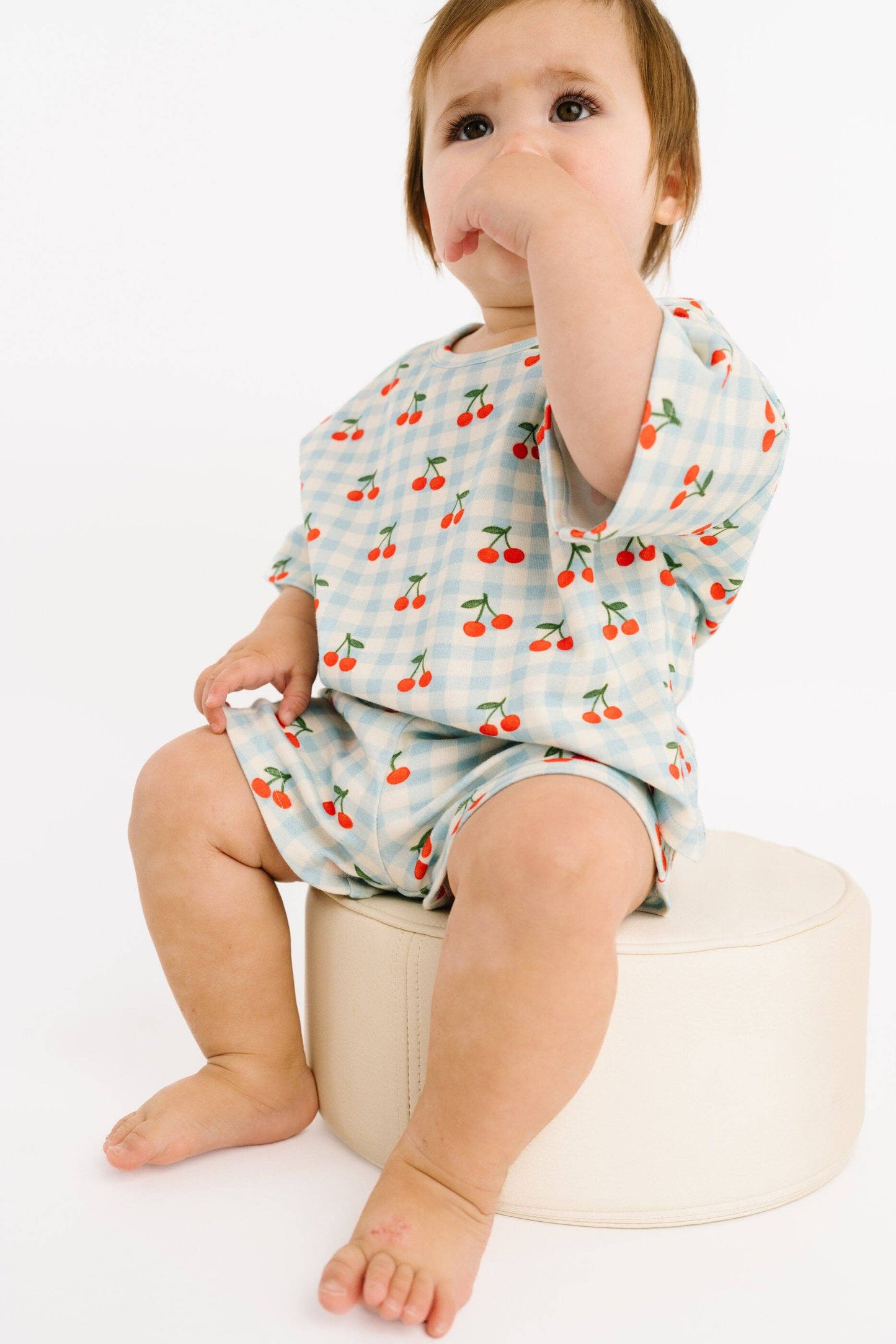 Cherry Picnic Slouchy Set