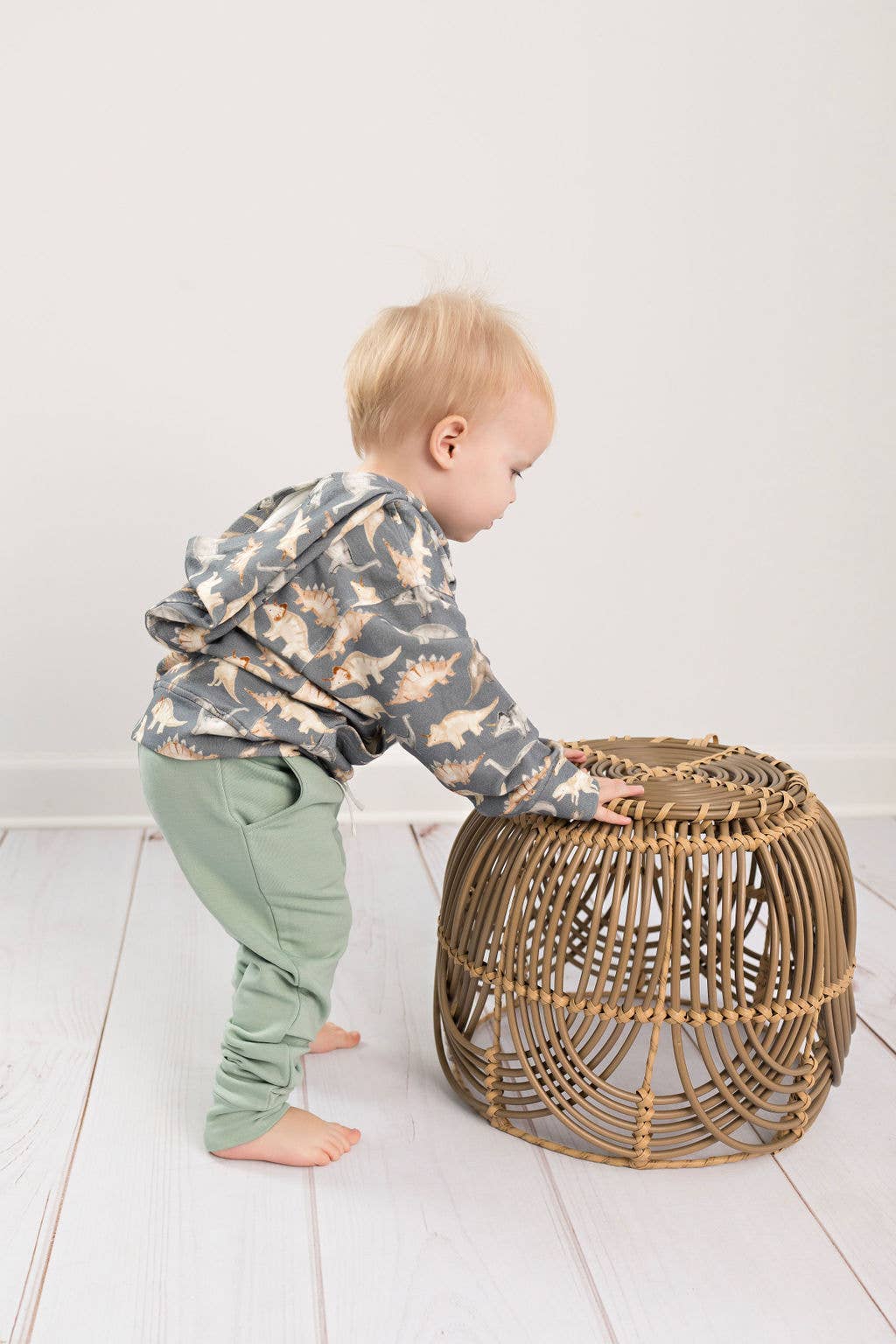 Kids Bamboo Mint Jogger Pants