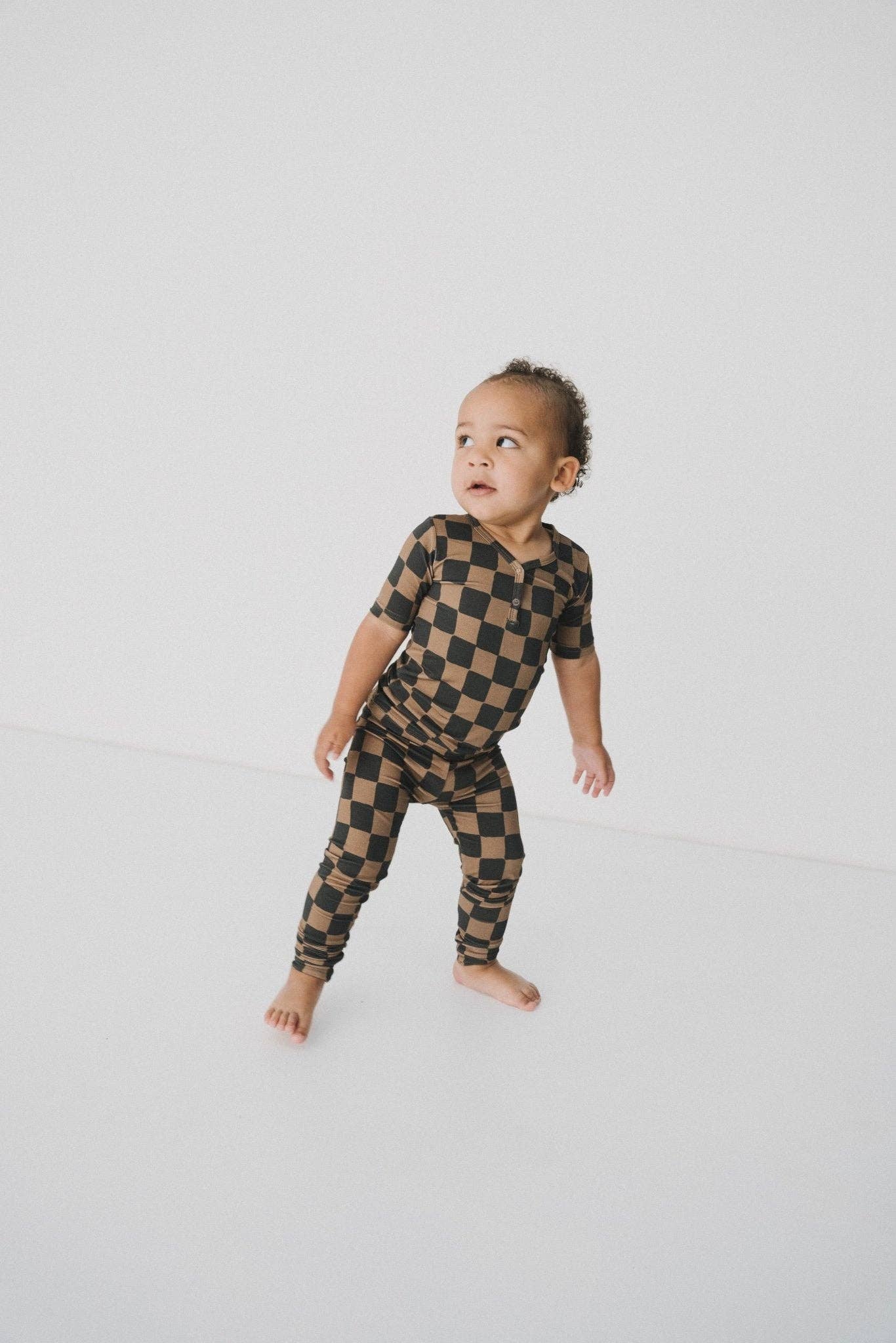 Ink & Earth Checkerboard 2 Piece PJ Set