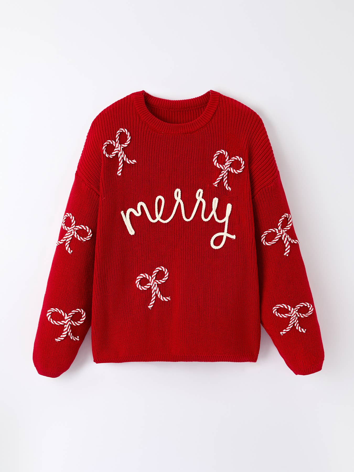 Winter Christmas "Merry" Pullover Sweater