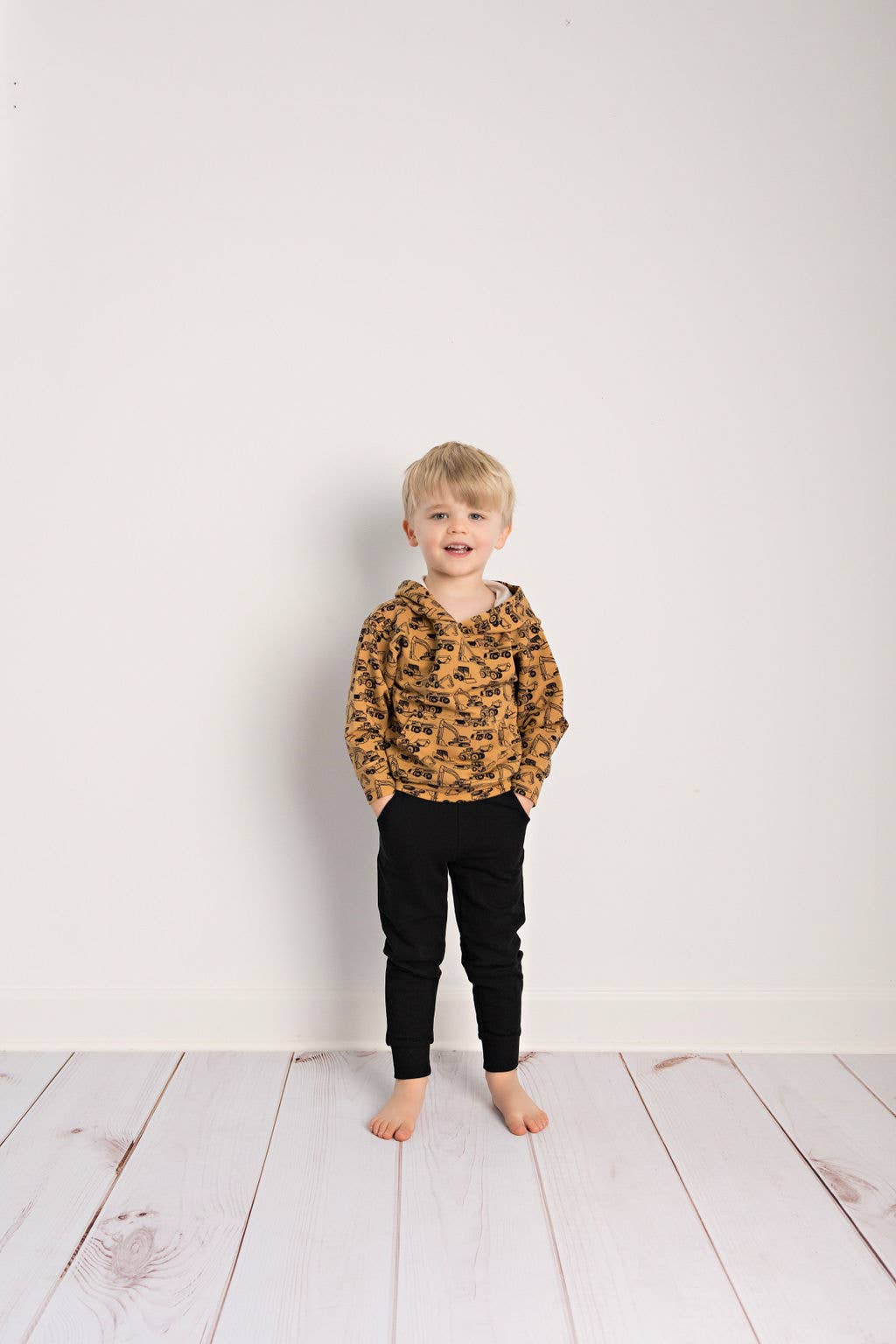 Kids Bamboo Construction Hoodie