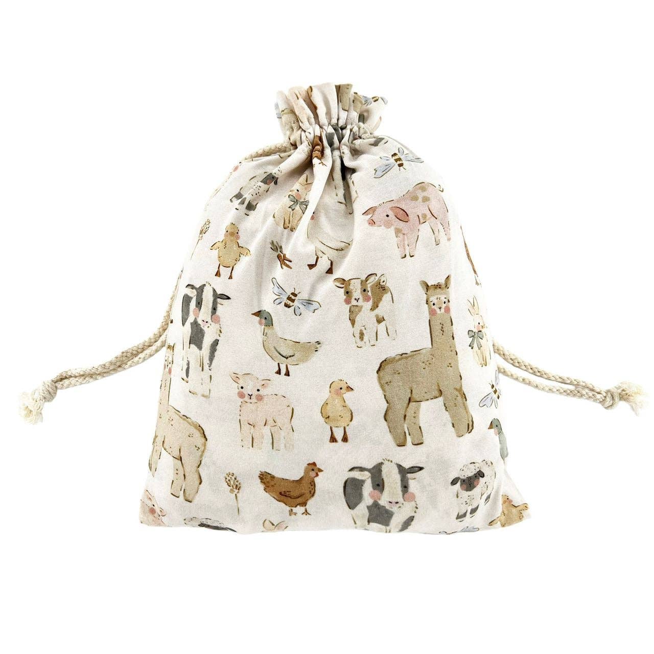 Spring Farm Bamboo Crib Sheet
