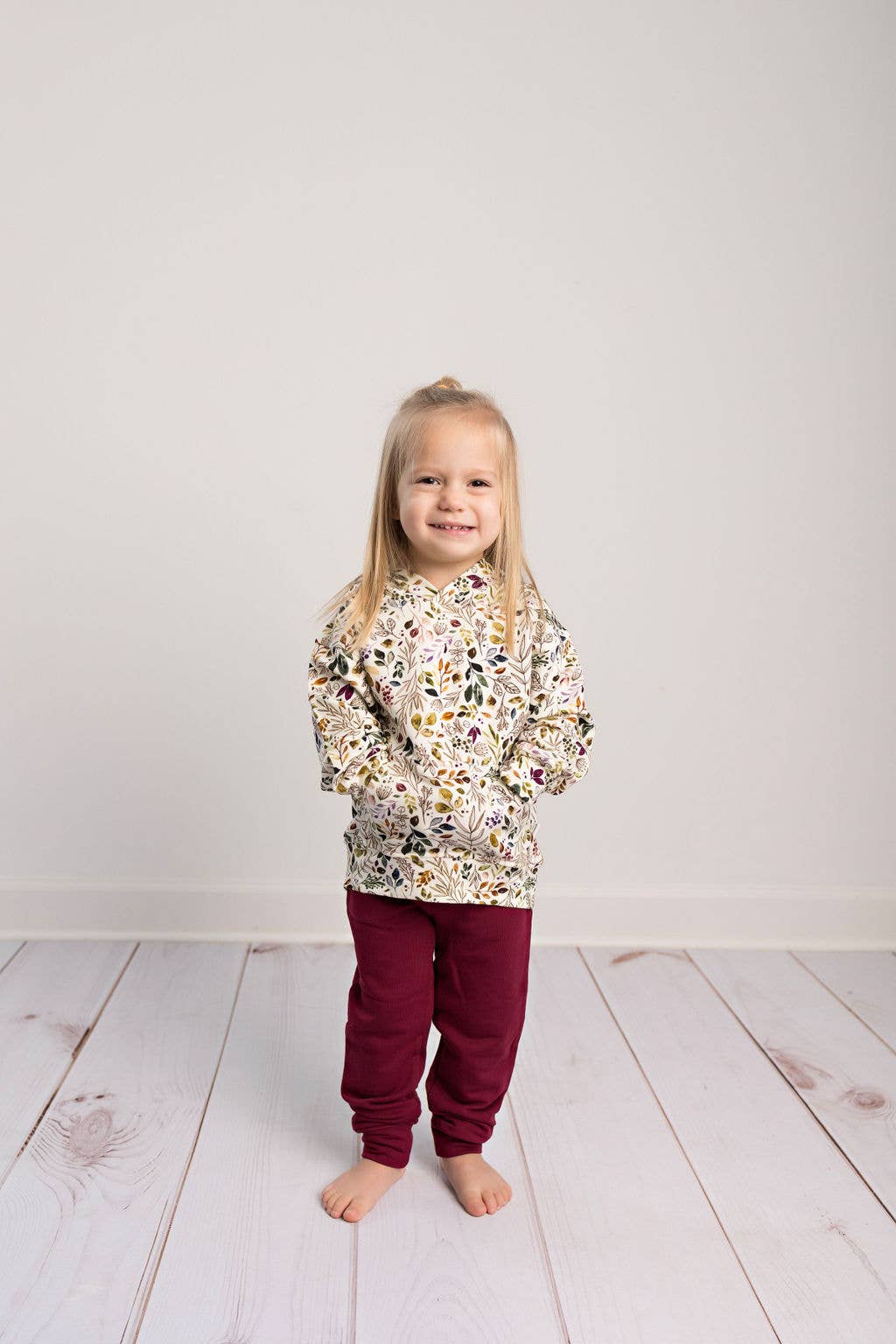 Kids Bamboo Cranberry Jogger Pants