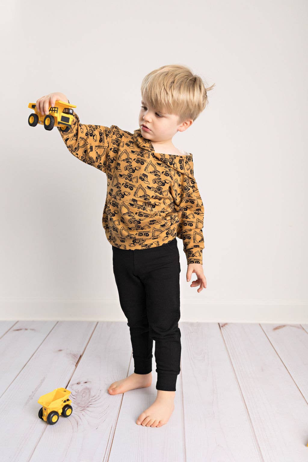 Kids Bamboo Black Jogger Pants