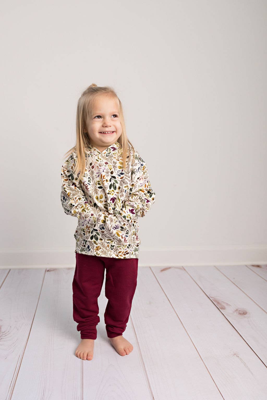 Kids Bamboo Cranberry Jogger Pants
