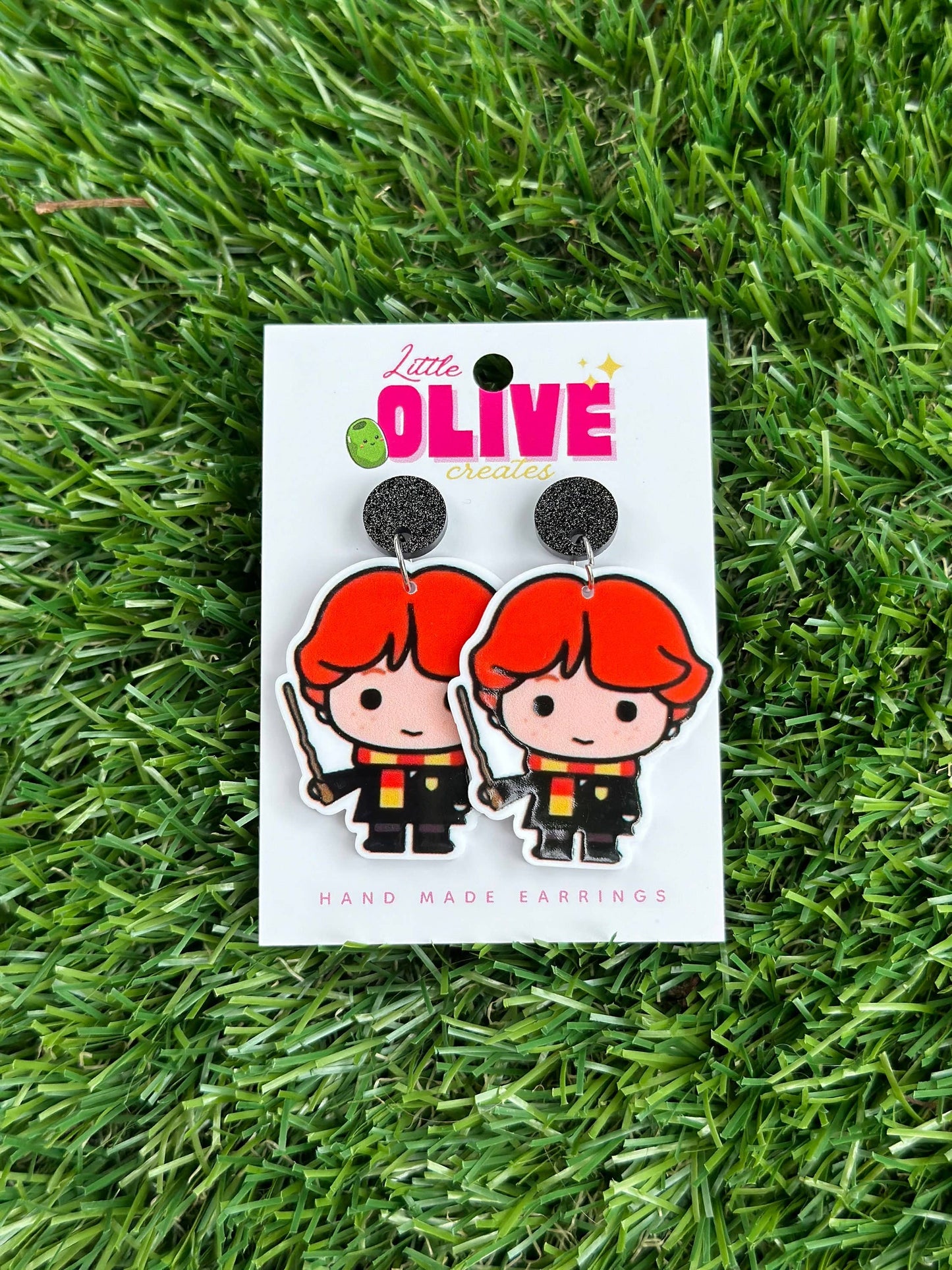 Wizarding World Dangle Earrings - Perfect for Potter Fans!