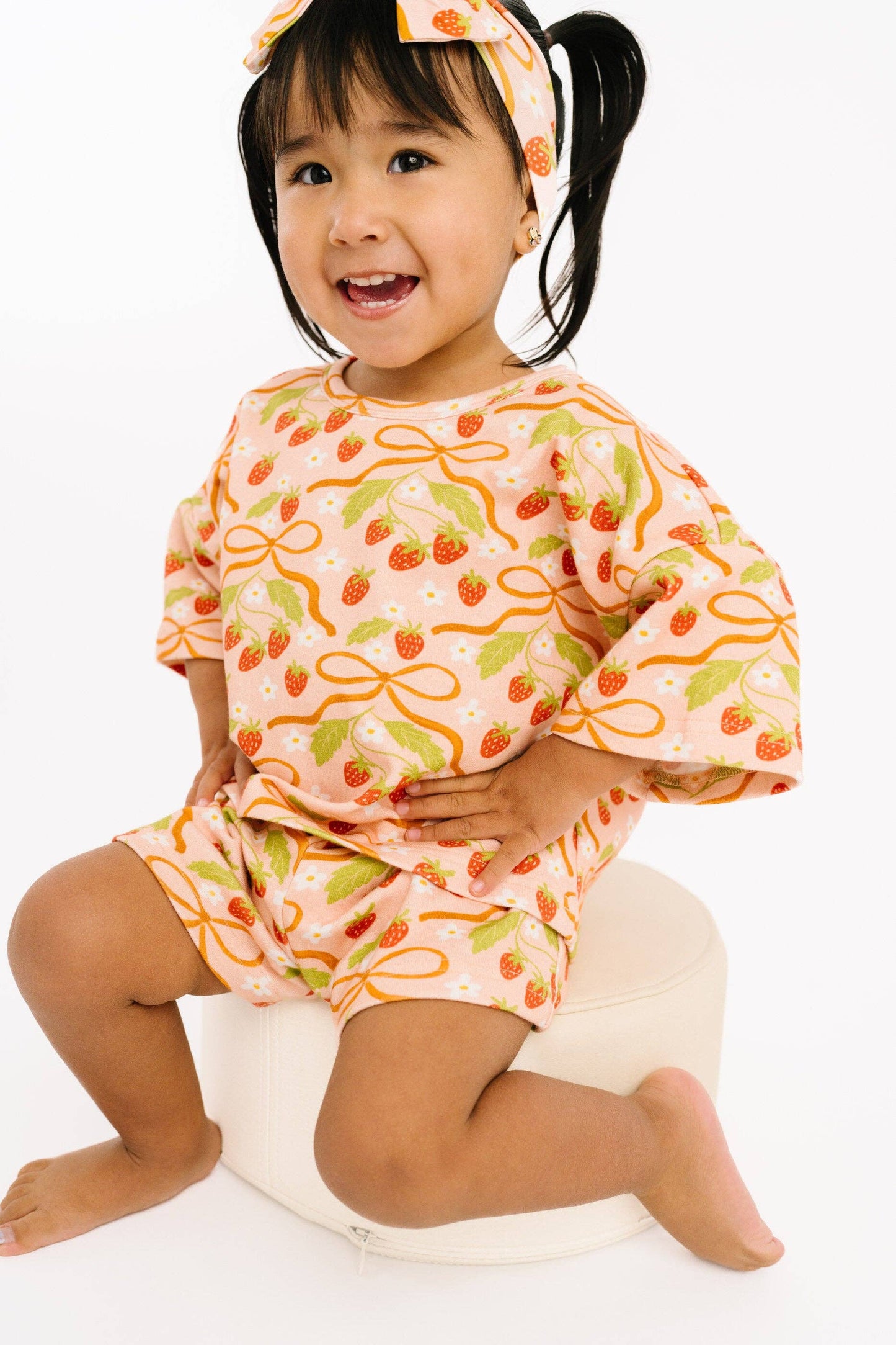 Sweet Strawberry Slouchy Set