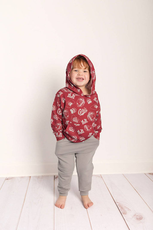 Kids Bamboo Grey Jogger Pants