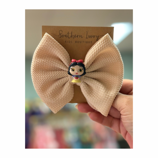Savannah Bow - Snow White (Cream)