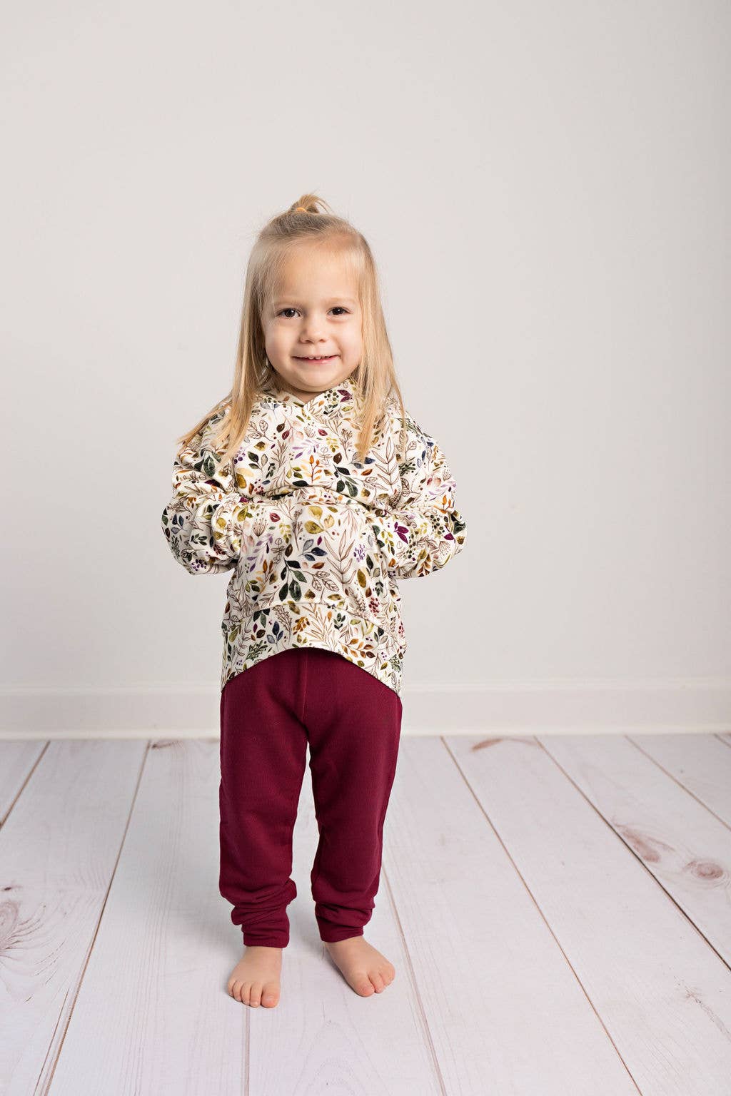 Kids Bamboo Cranberry Jogger Pants