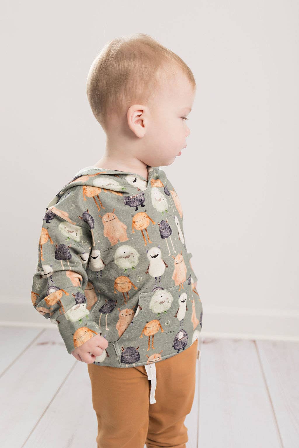 Kids Bamboo Monster Hoodie