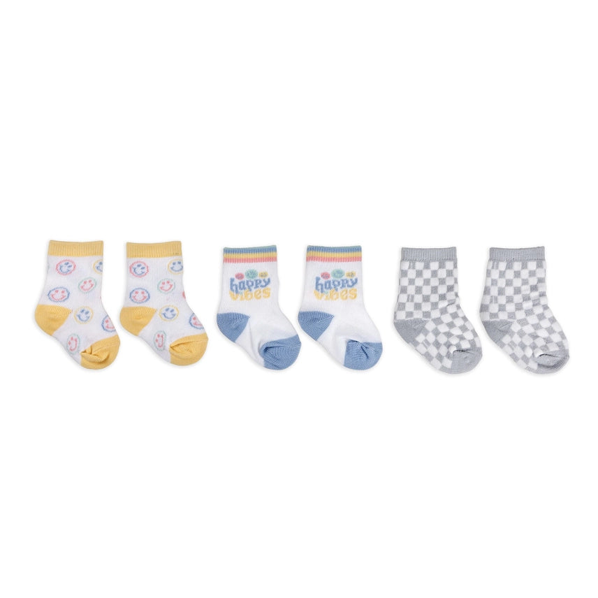 Baby Socks Trio Happy Baby Vibes