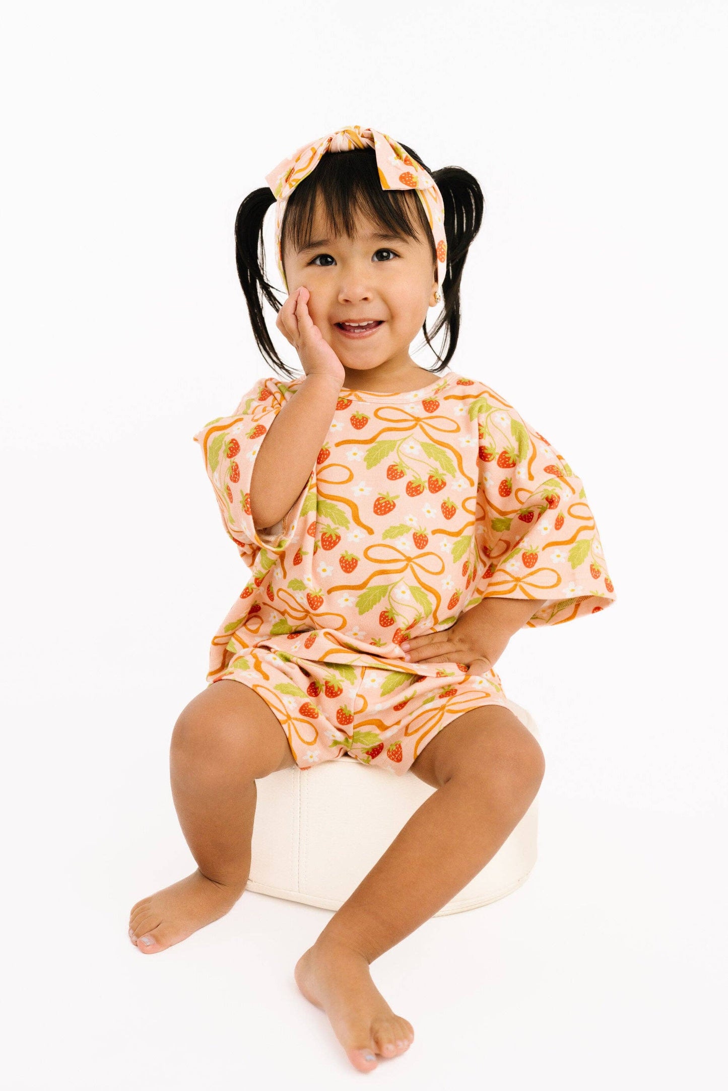 Sweet Strawberry Slouchy Set