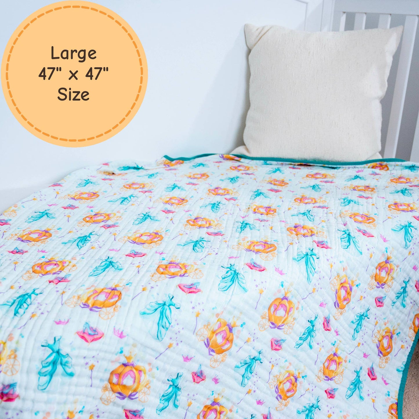 Muslin Quilt Baby & Kids Blanket Glass Slipper