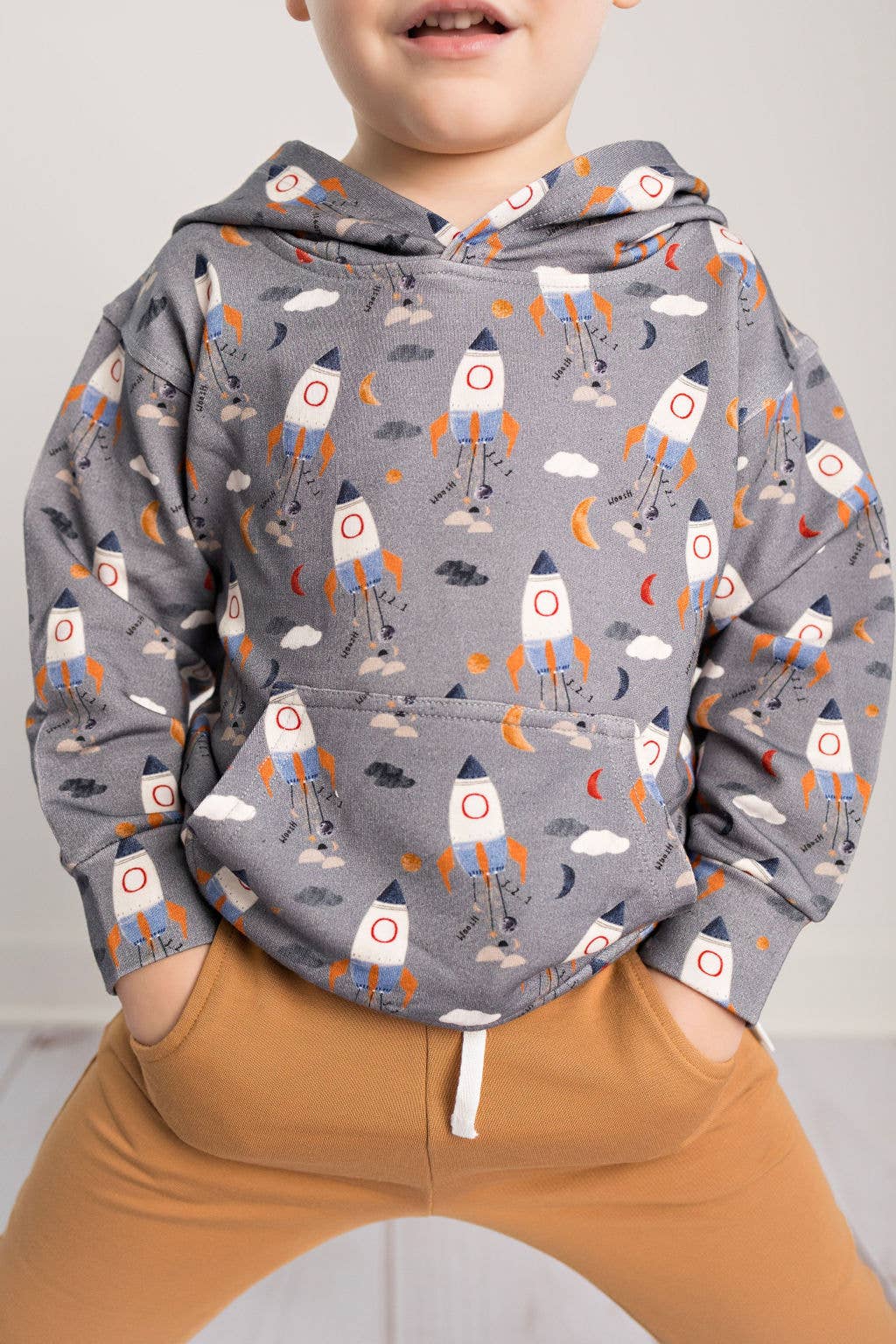 Kids Bamboo Rockets Hoodie