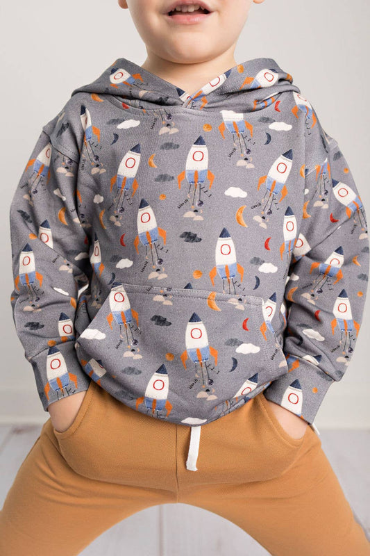 Kids Bamboo Rockets Hoodie