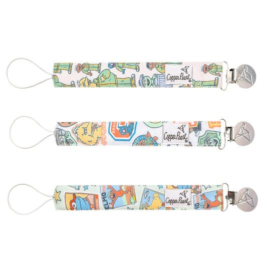 Binky Clips - Sesame Street Varsity Friends