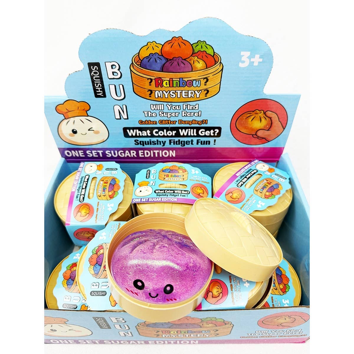 Maltose Mystery Dumpling Squishy with Steamer