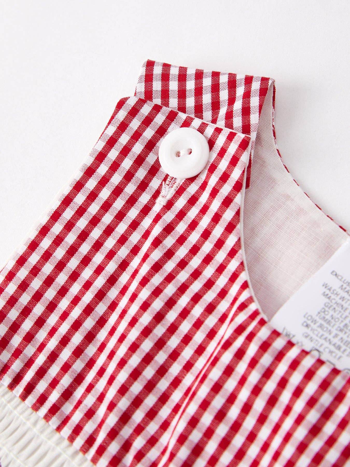 Play Ball! Embroidered Plaid Romper