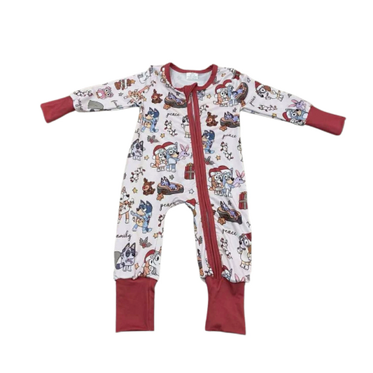 Merry Christmas Bluey Romper