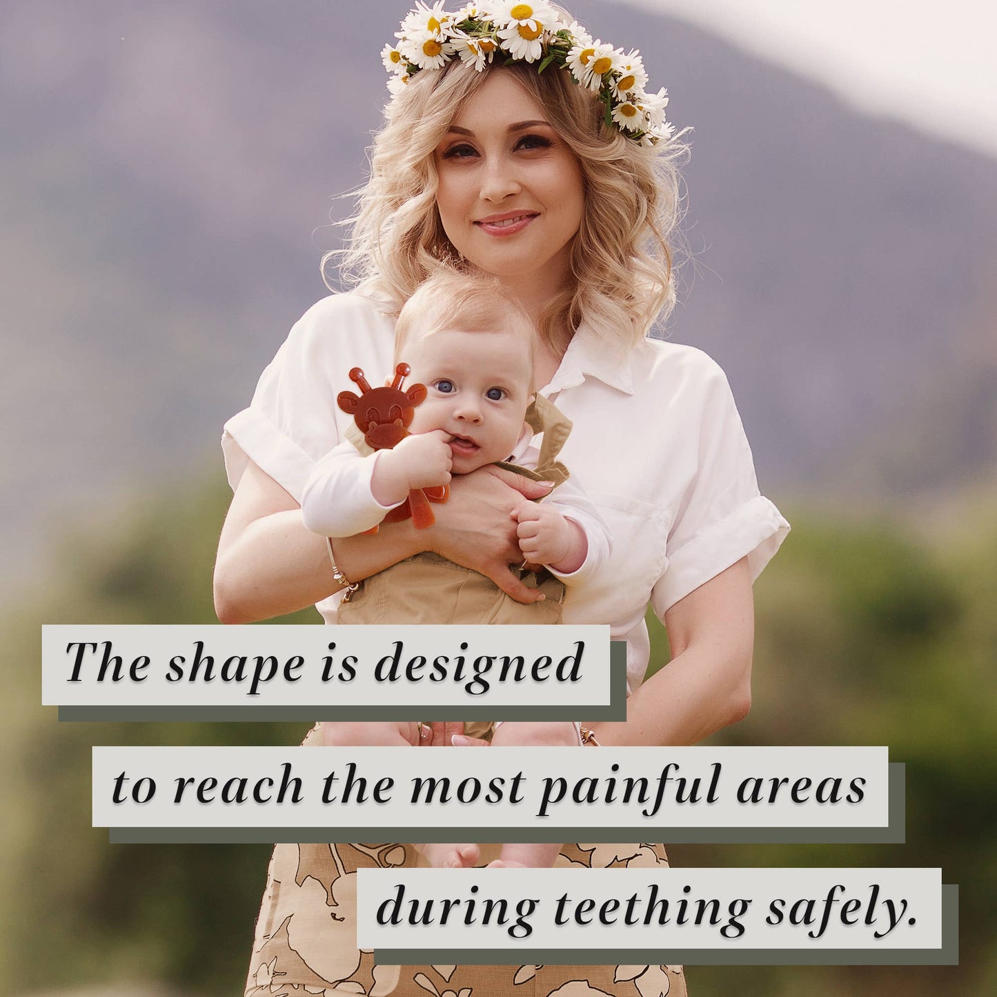 The Little Bamber: The Natural Rubber & Baltic Amber Teether