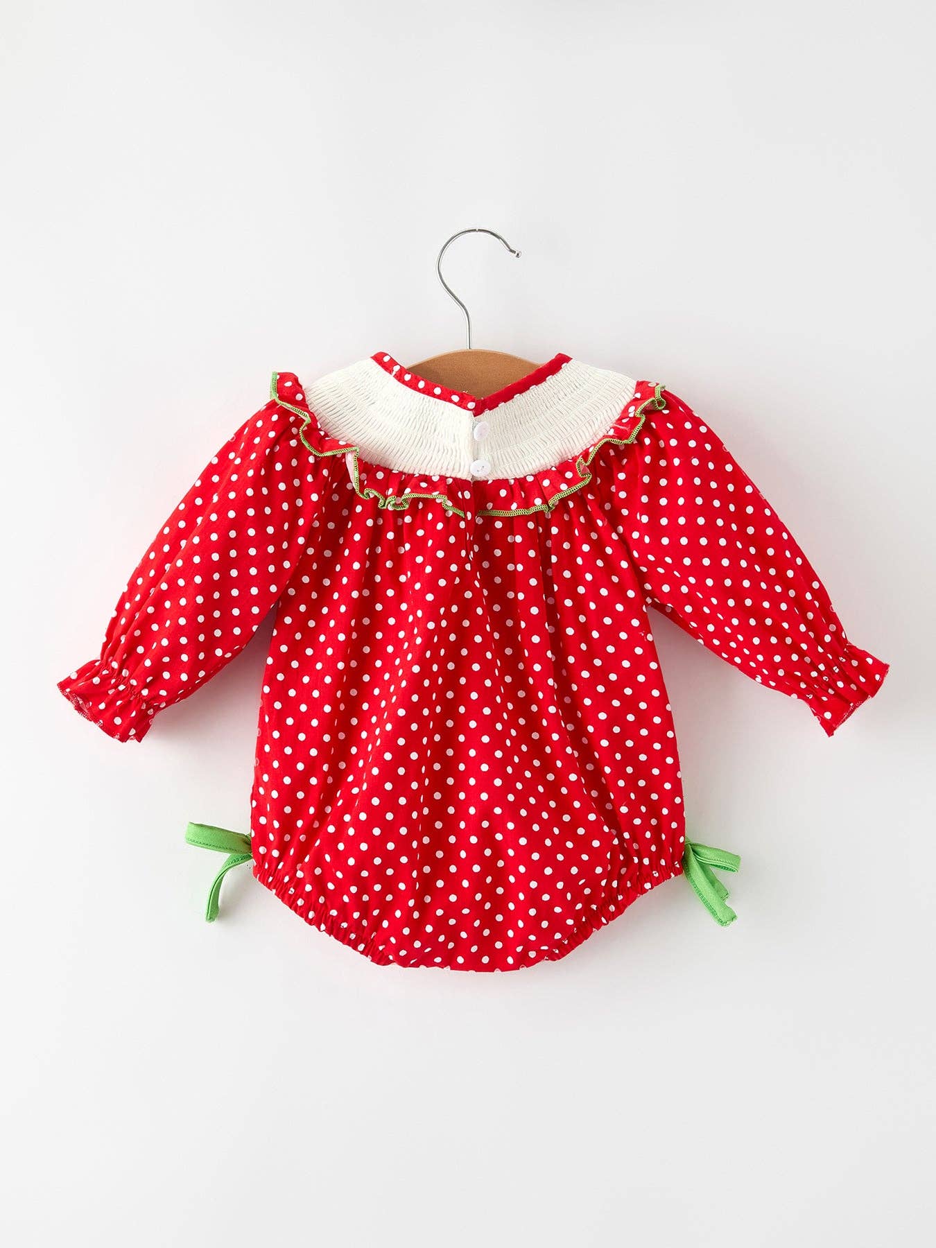 Christmas Cheer: Grinch Embroidery Romper