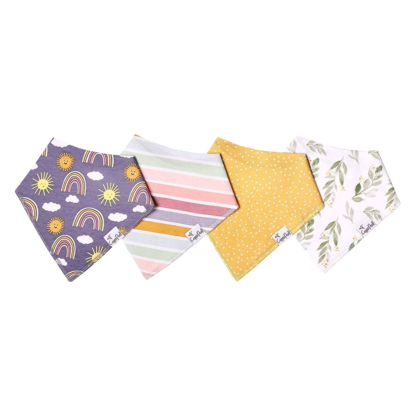4 Pack Baby Bandana Bibs - Hope