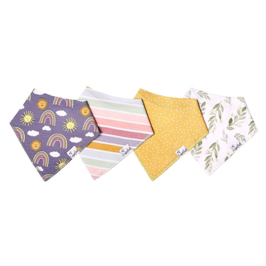 4 Pack Baby Bandana Bibs - Hope
