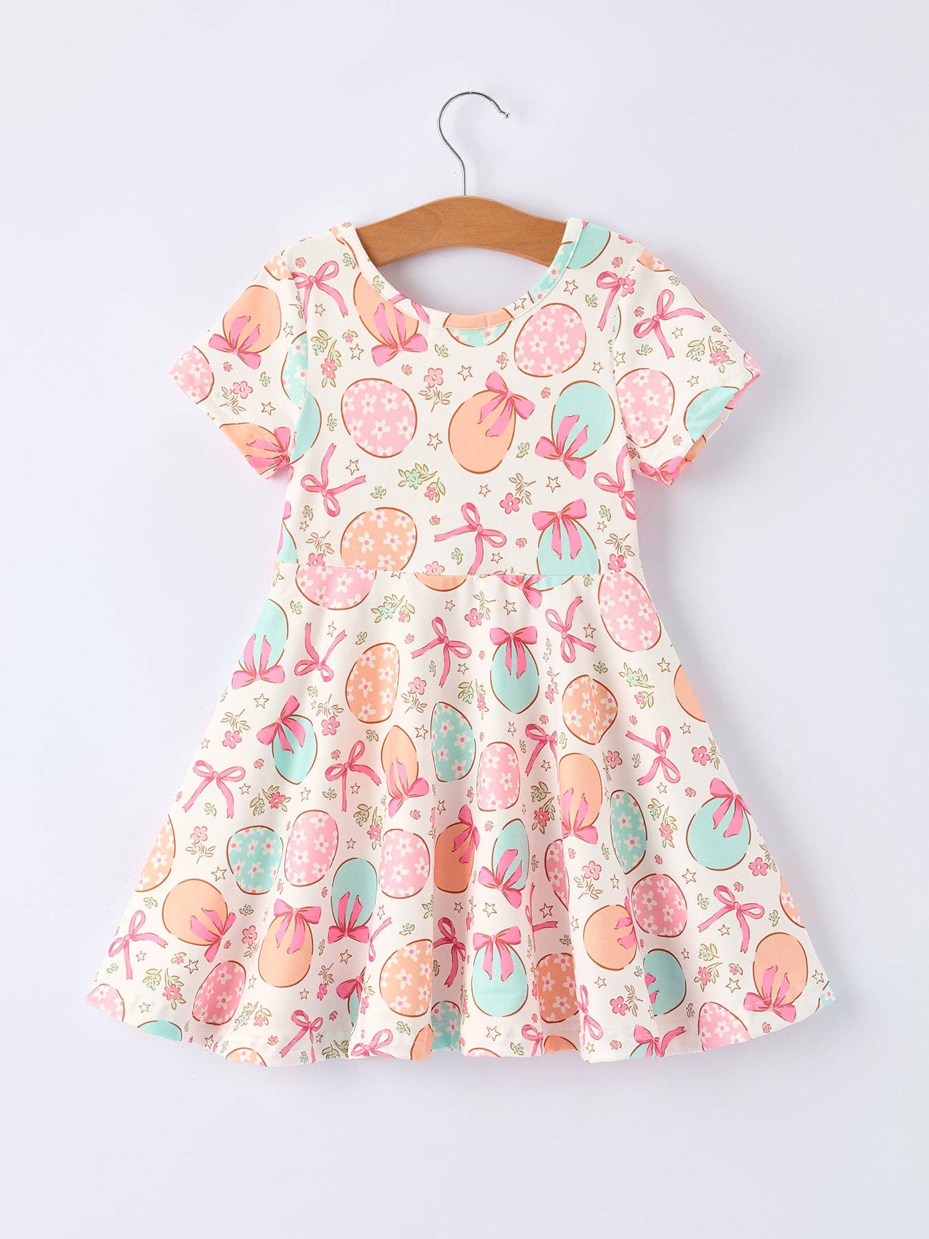 Easter Egg Bow Twirl Dress