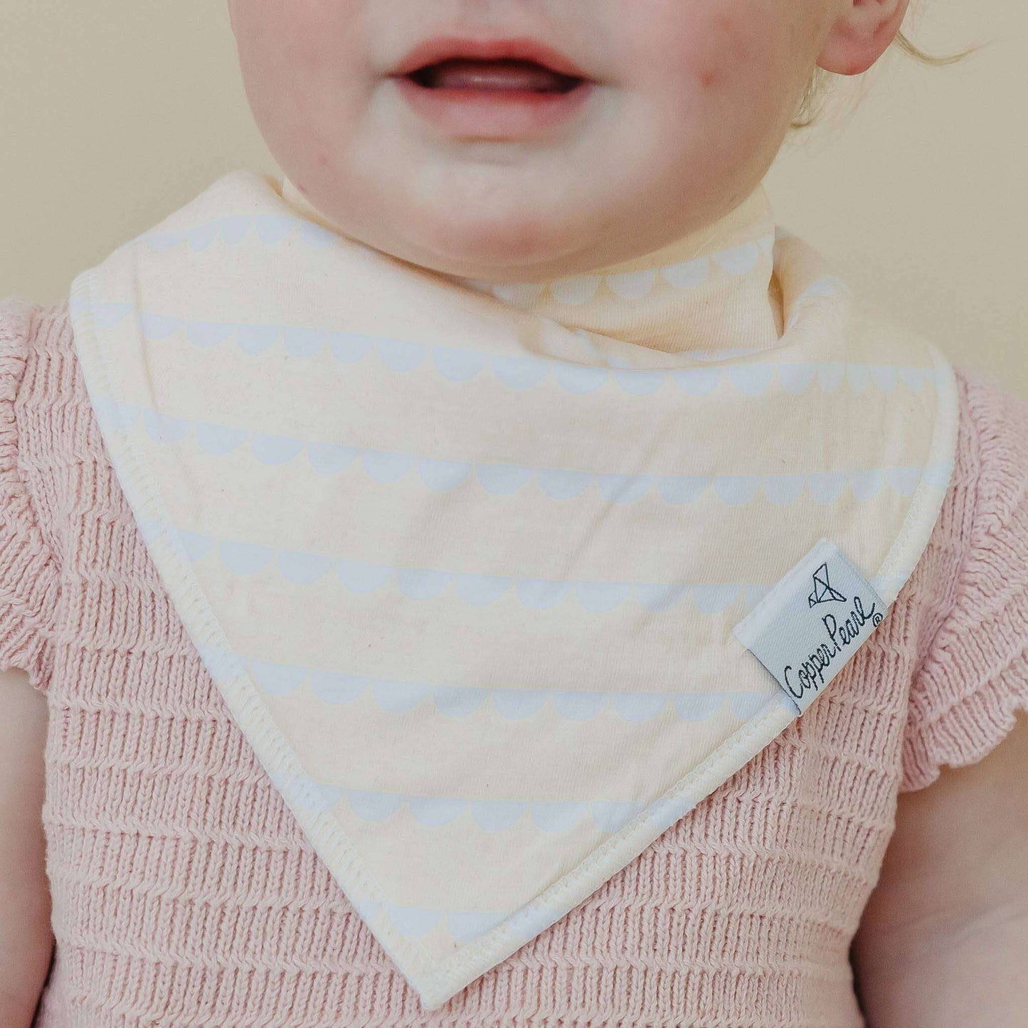 4 Pack Baby Bandana Bibs - Paris