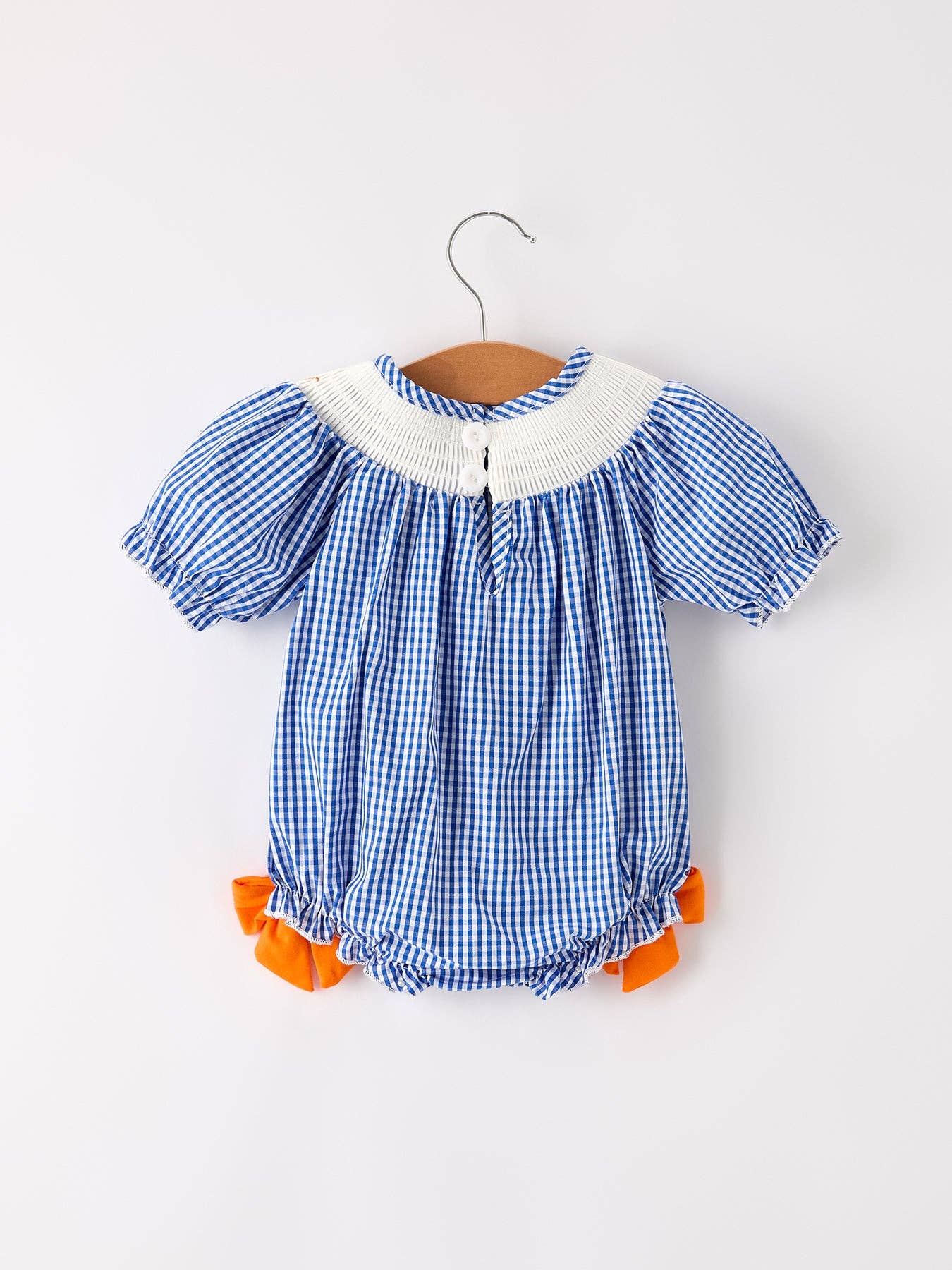 Pumpkins & Trucks Embroidered Romper
