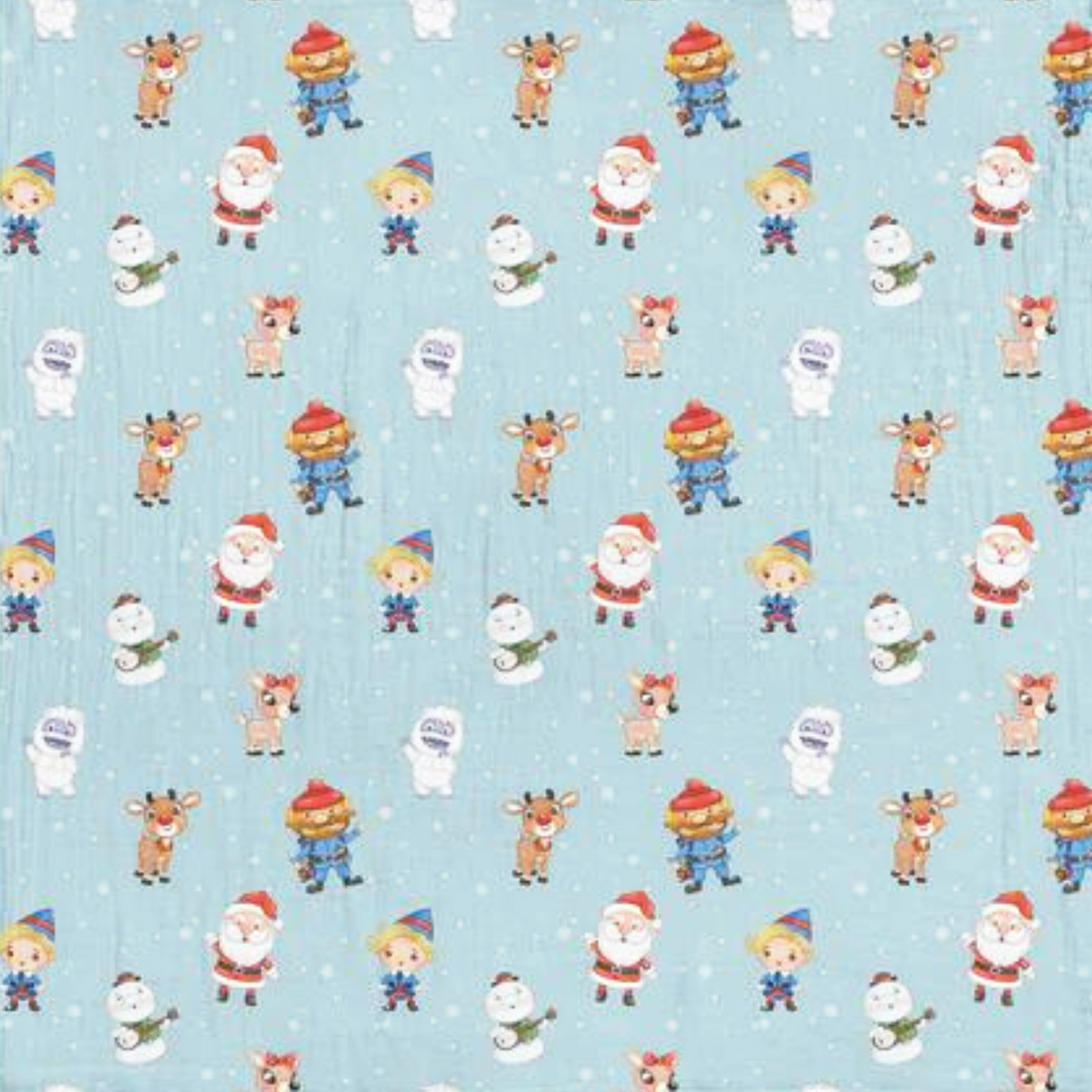 Reindeer Games Muslin Blanket