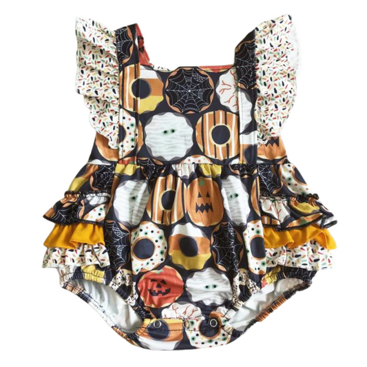 Spooky Doughnuts Romper