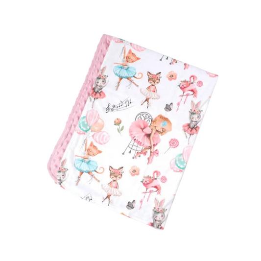 Baby & Toddler Ballerinas Minky Blanket