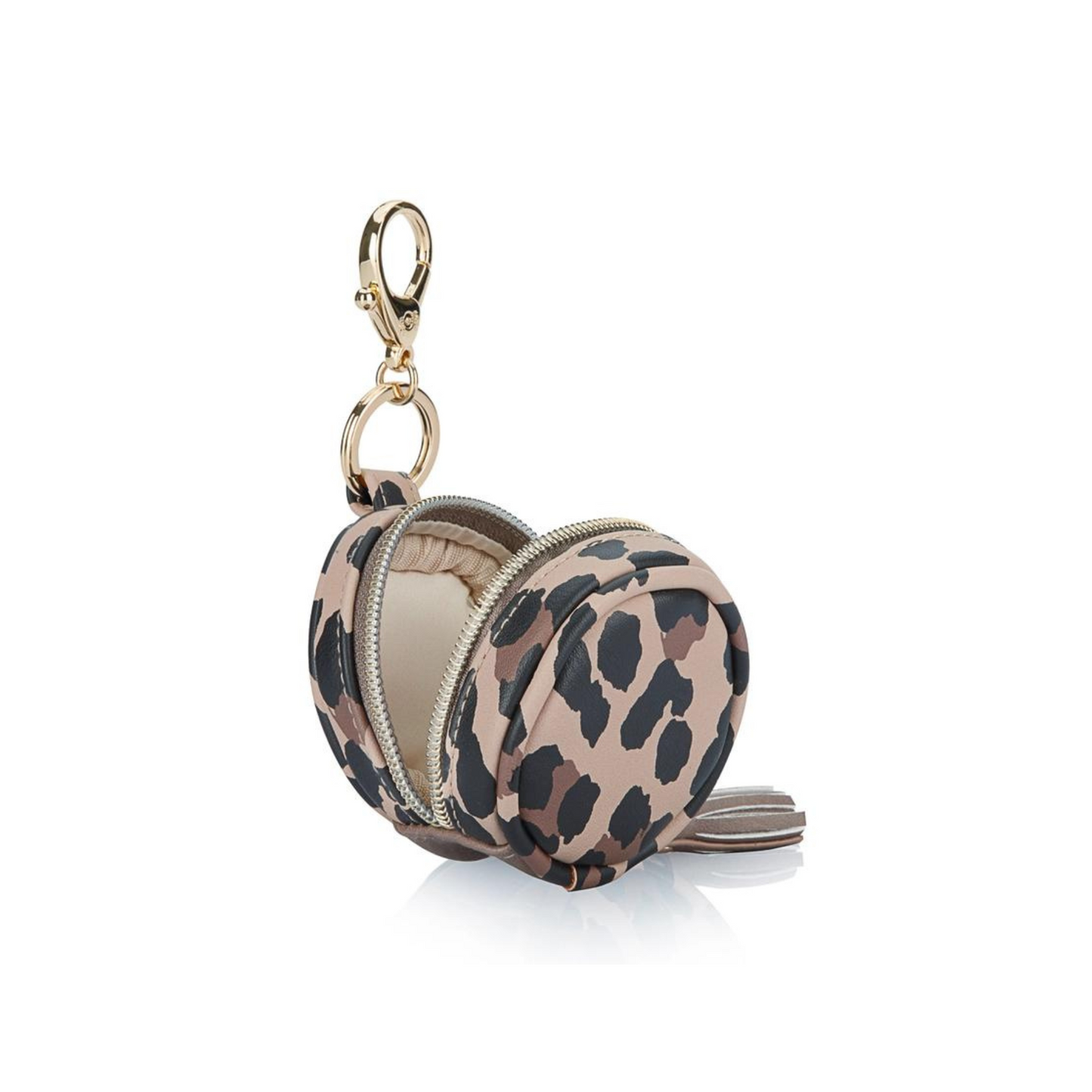 Leopard Diaper Bag Charm Pod Keychain