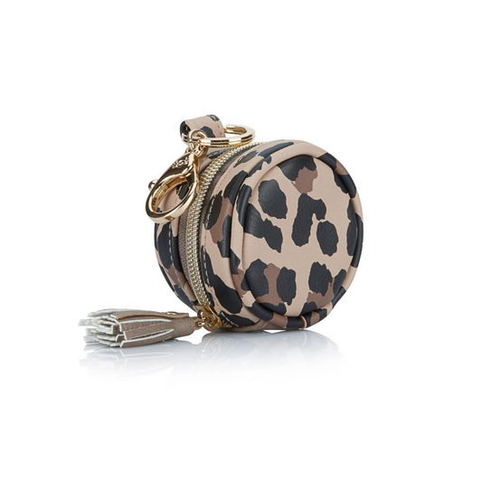 Leopard Diaper Bag Charm Pod Keychain