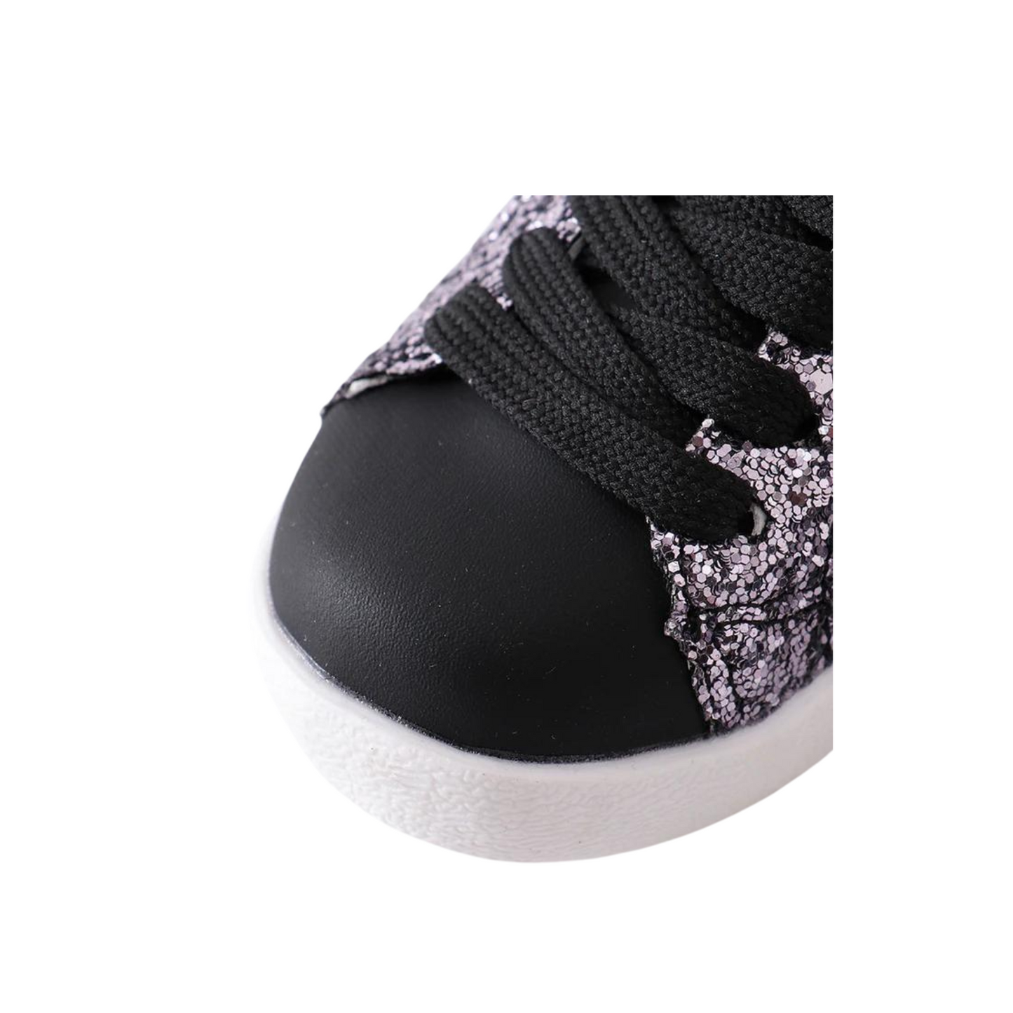 Black Star Glitter Sneaker