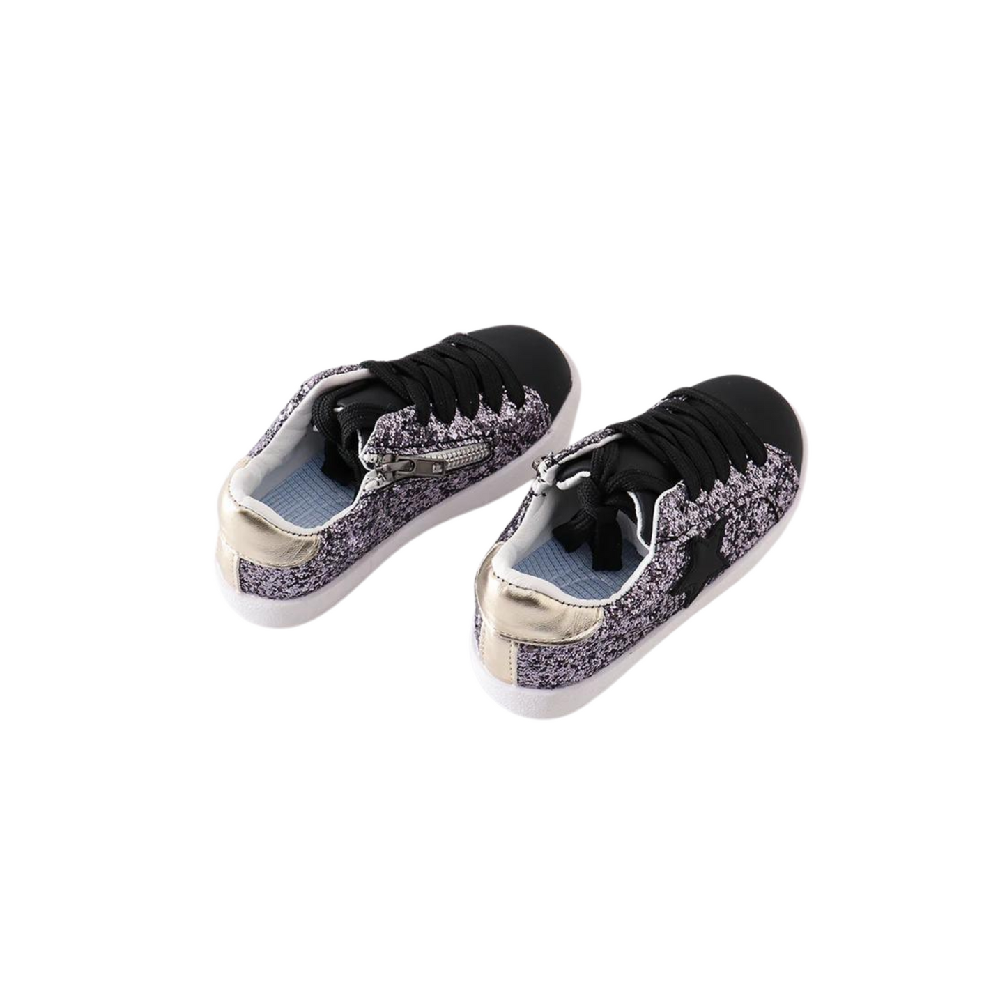 Black Star Glitter Sneaker