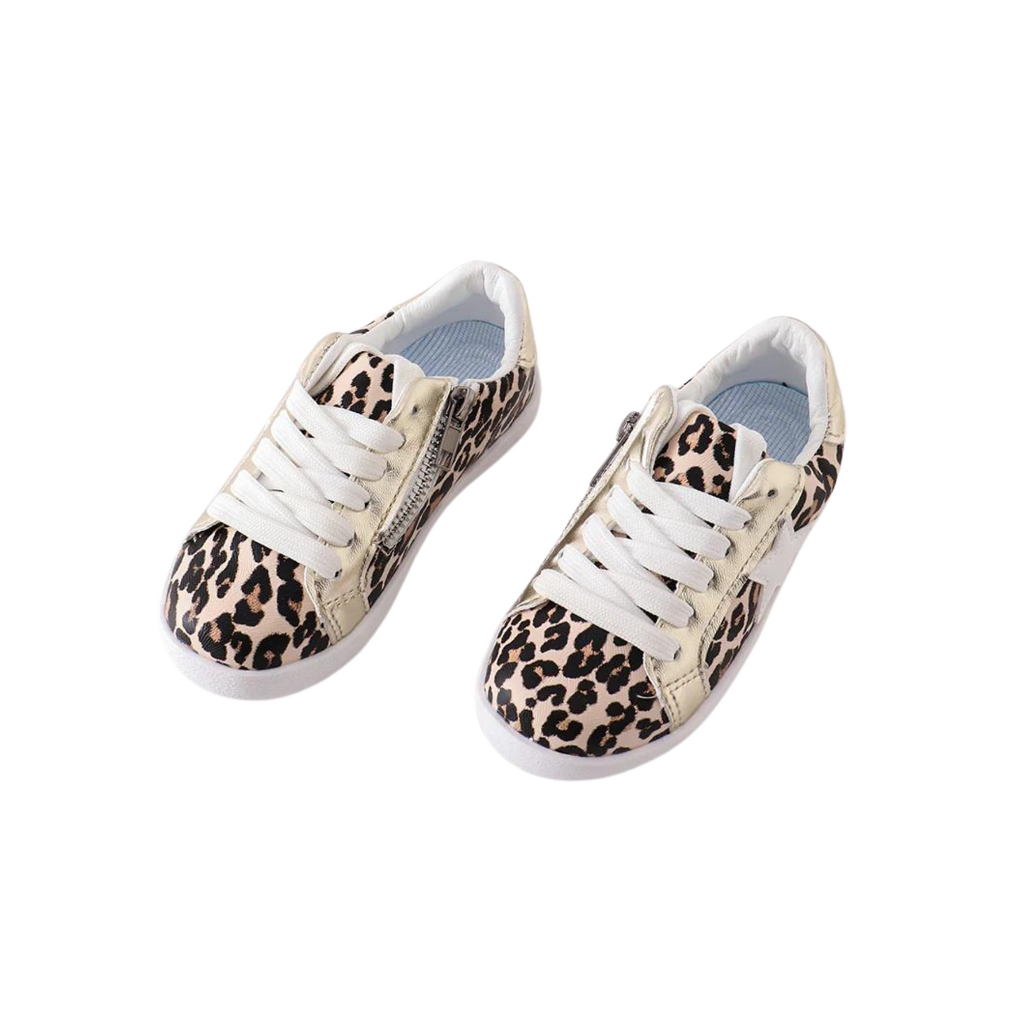 Leopard Star Glitter Sneaker